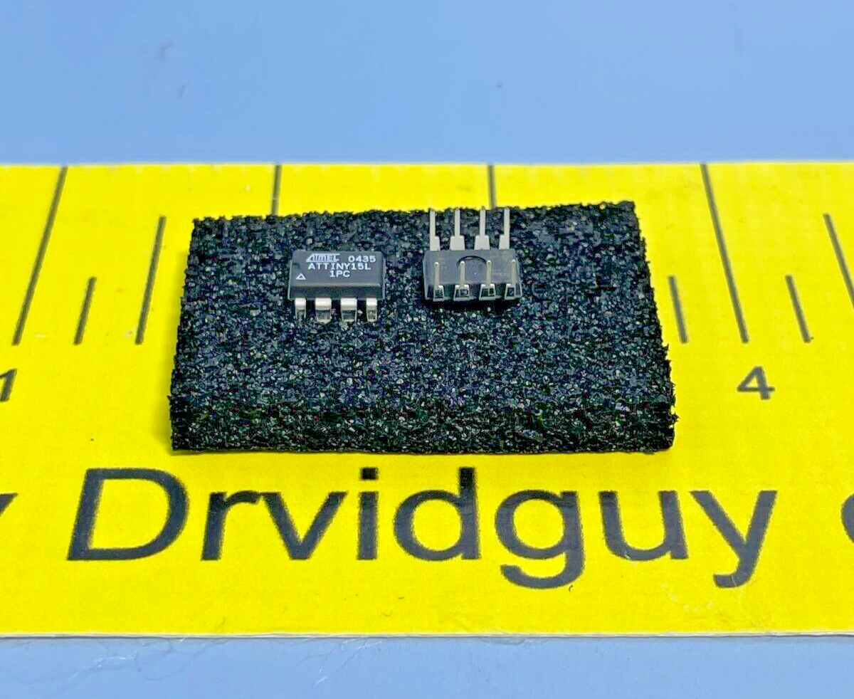 *QTY 2 Atmel ATTINY15L-1PC 8-bit AVR Microcontroller with 1K Byte Flash