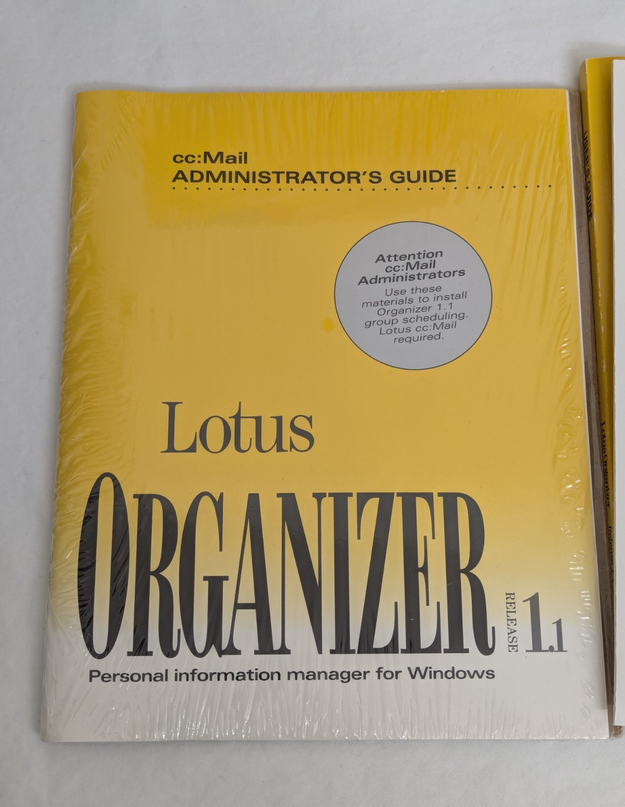 Lotus Organizer Personal Information Manager For Windows Release 1.1