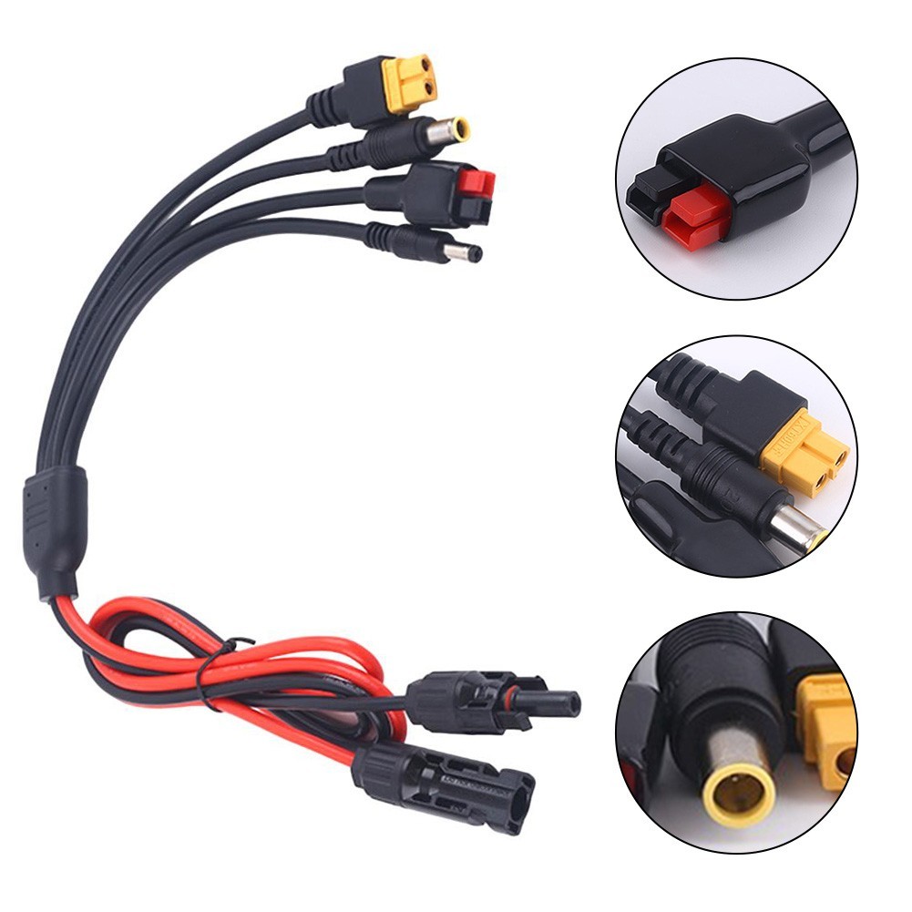 Solar Adapter Kit Station Adapter 140W18V Compatibility Anti-corrosive