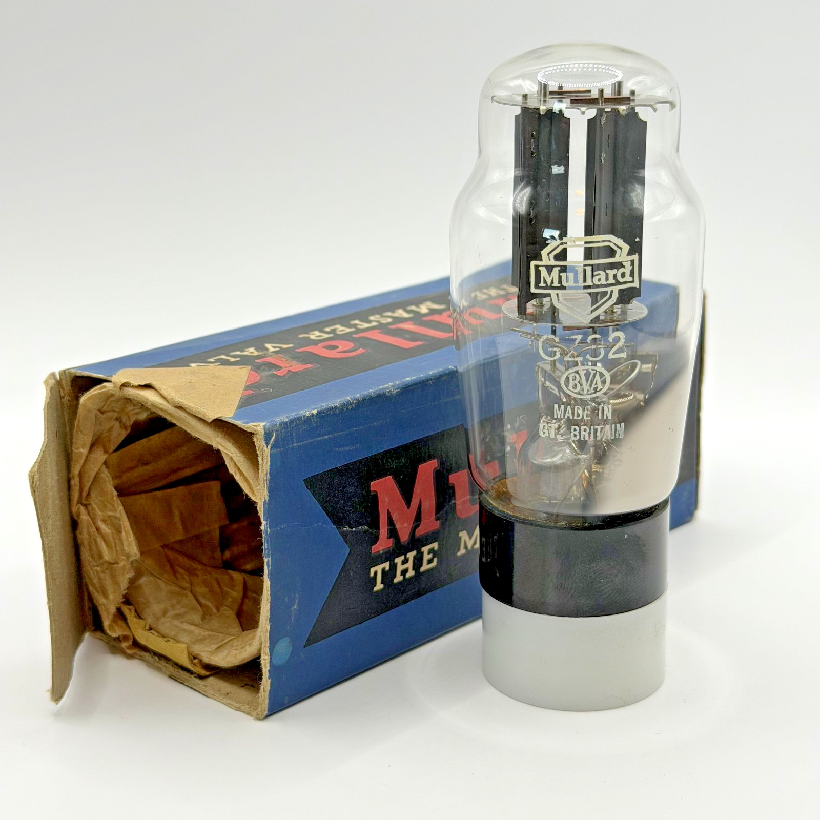 Mullard GZ32 52KU , O getter R71, Blackburn factory year 1964, STRONG NOS NIB