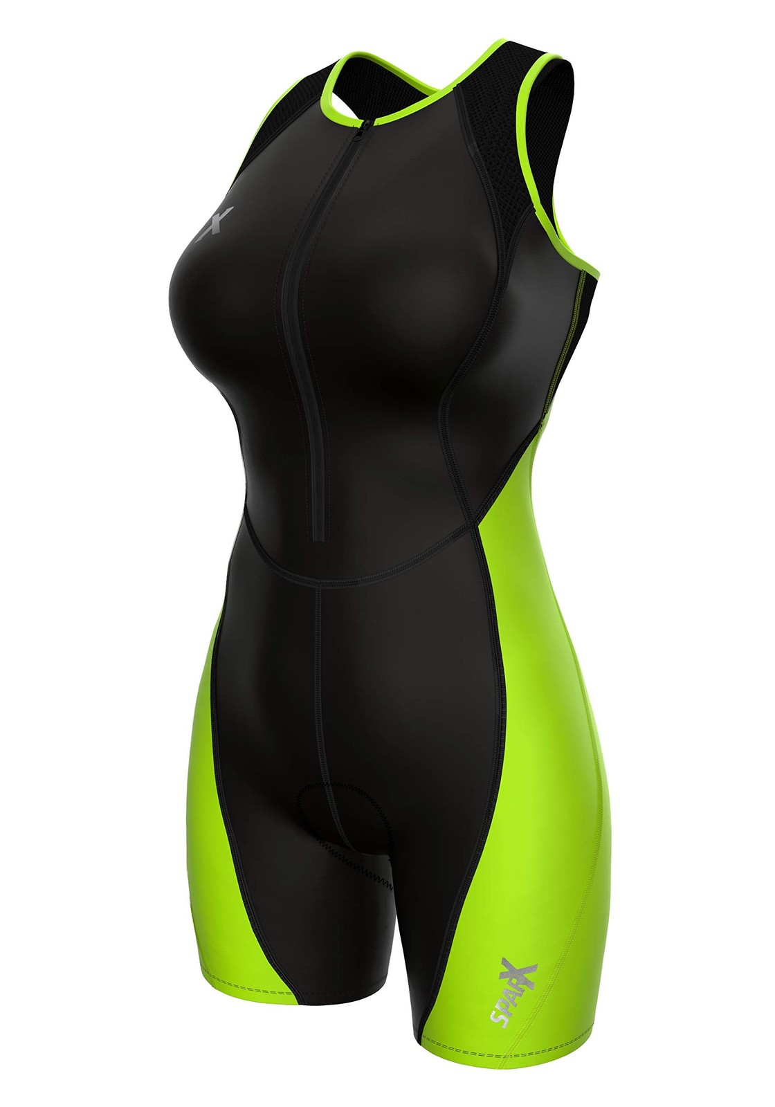 Sparx Elite Women's Triathlon Suit Compression Padded TriSuit Swimming Cyclin...
