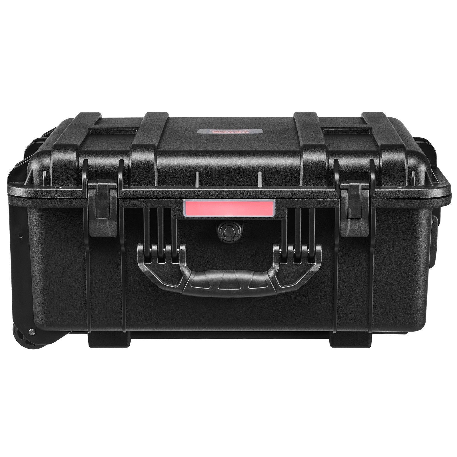 VEVOR 2.5 Cu.ft Weatherproof Hard Case Rolling Wheels & Retractable Handle
