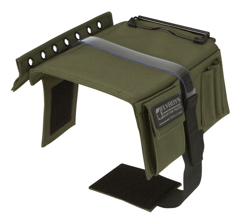 Flyboys IFR/VFR Kneeboard & Clipboard, Military / Civilian, Olive, p/n  FB1316