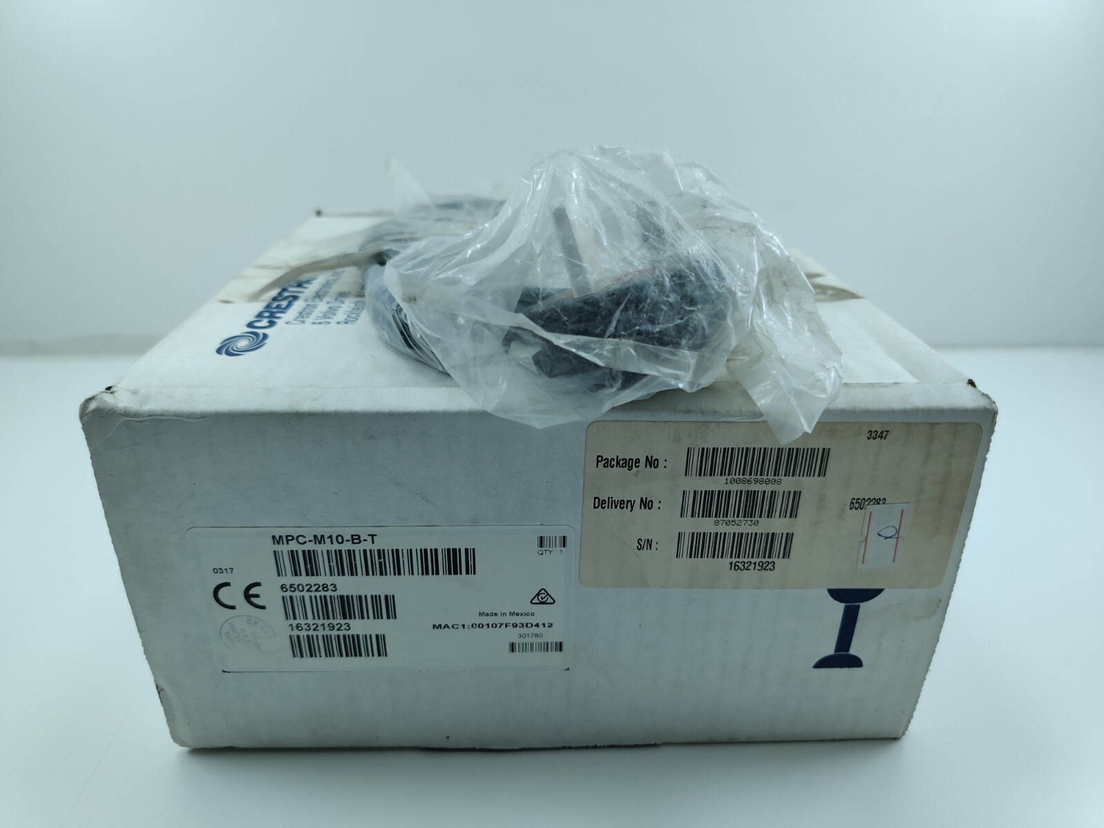 CREASTRON Media Presentation Controller M10 Black with Wall MPC-M10-B-T