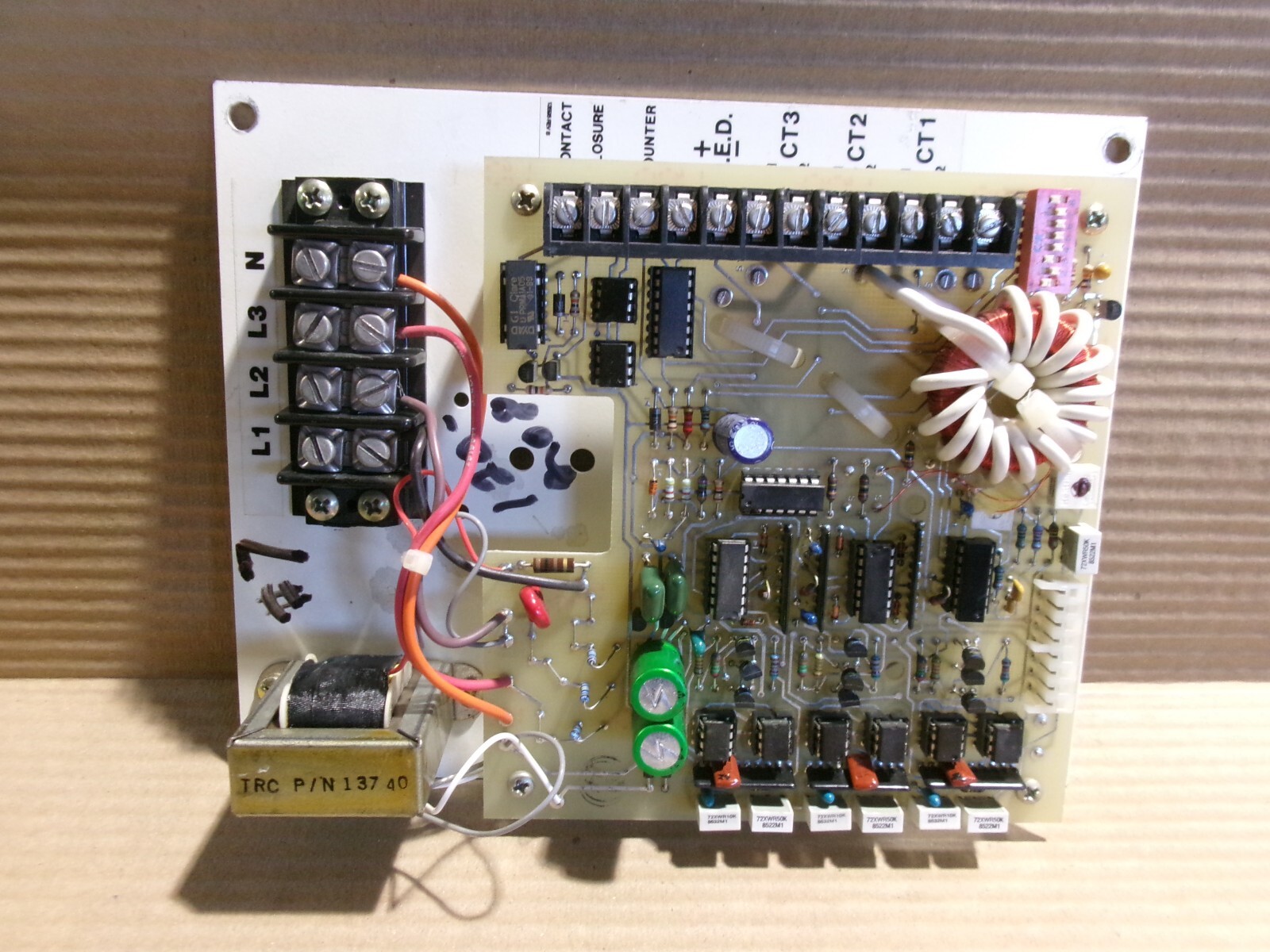 REV B 13595 CONTACT/CLOSURE/COUNTER CIRCUIT CONTROL BOARD TRC 13740 AK