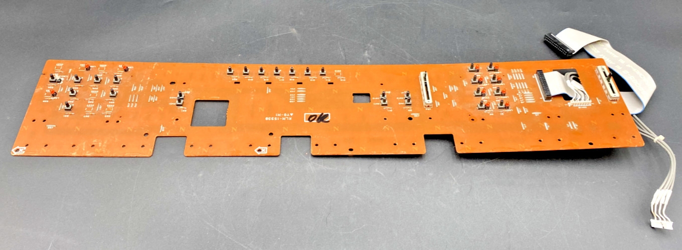 KORG YG-M1 KLM-1533B PANEL SWITCH BOARD FOR SYNTHESIZER