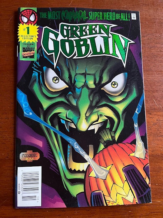 GREEN GOBLIN # 1 VF NEWSSTAND COPY MARVEL COMICS 1995 SPIDER-MAN