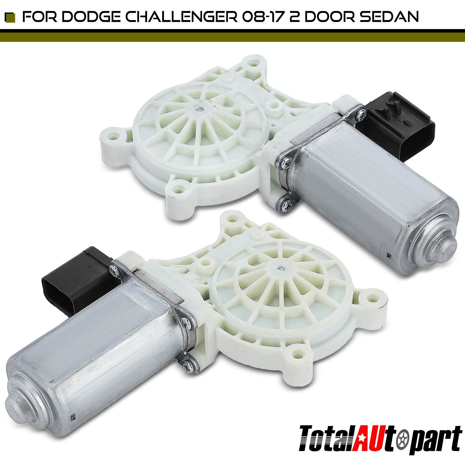 2x Power Window Lift Motor for Dodge Challenger 2008-2017 2 Door Sedan Front L&R