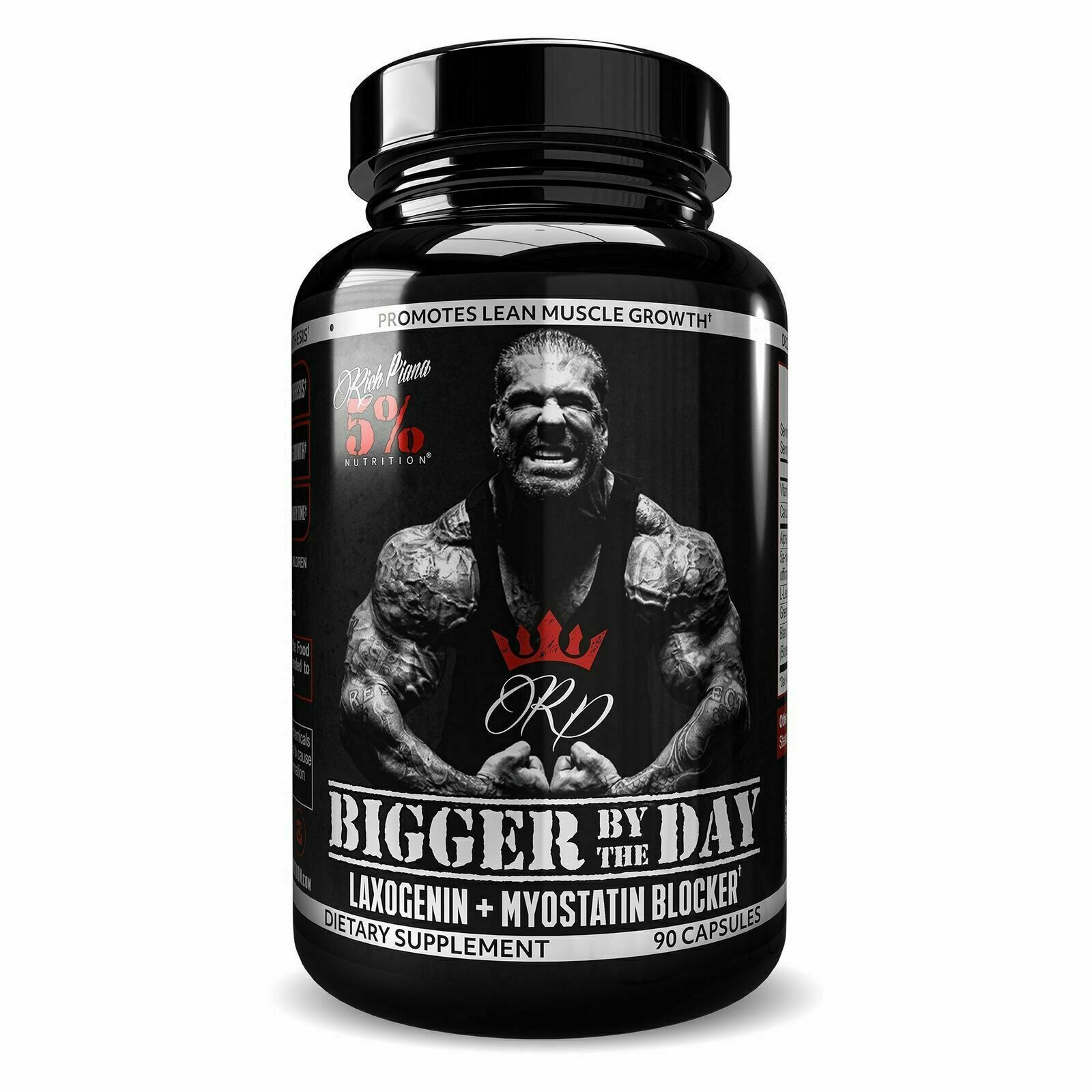 5% Nutrition BIGGER BY THE DAY Laxogenin+ 90 capsules BUILD MUSCLE TEST AND PCT