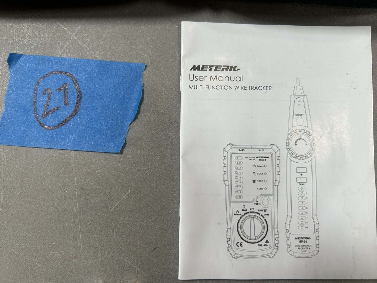 Meterk Multi-Function Wire Tracker MK04 RJ45 LAN Network Cable Tester