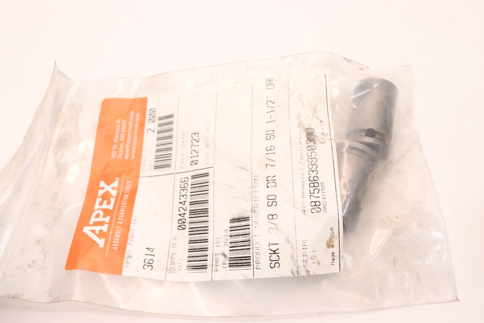 (2-Pk) Apex Impact Socket 3614