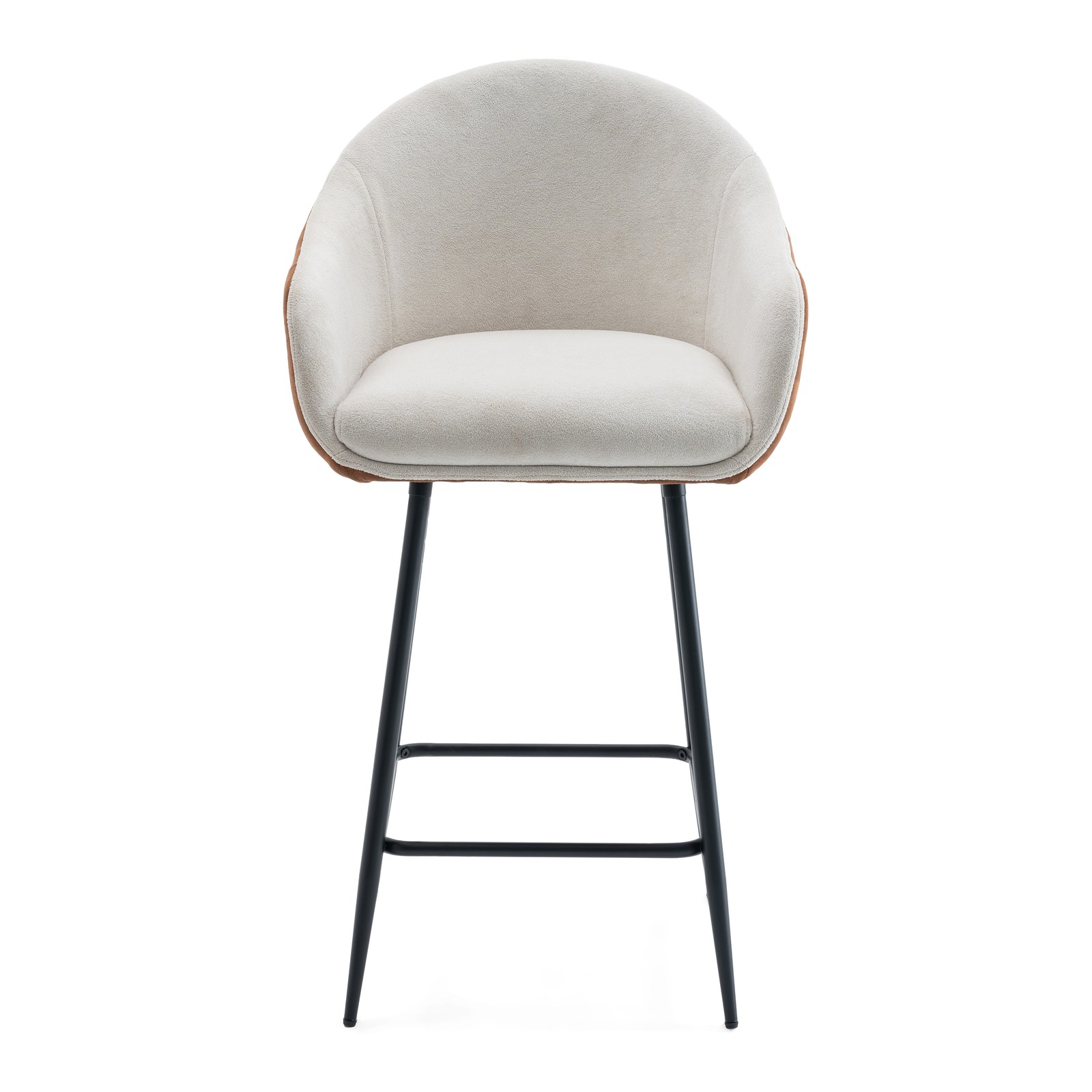 26.5'' Modern - Style counter height bar stools, with comfortable upholstery