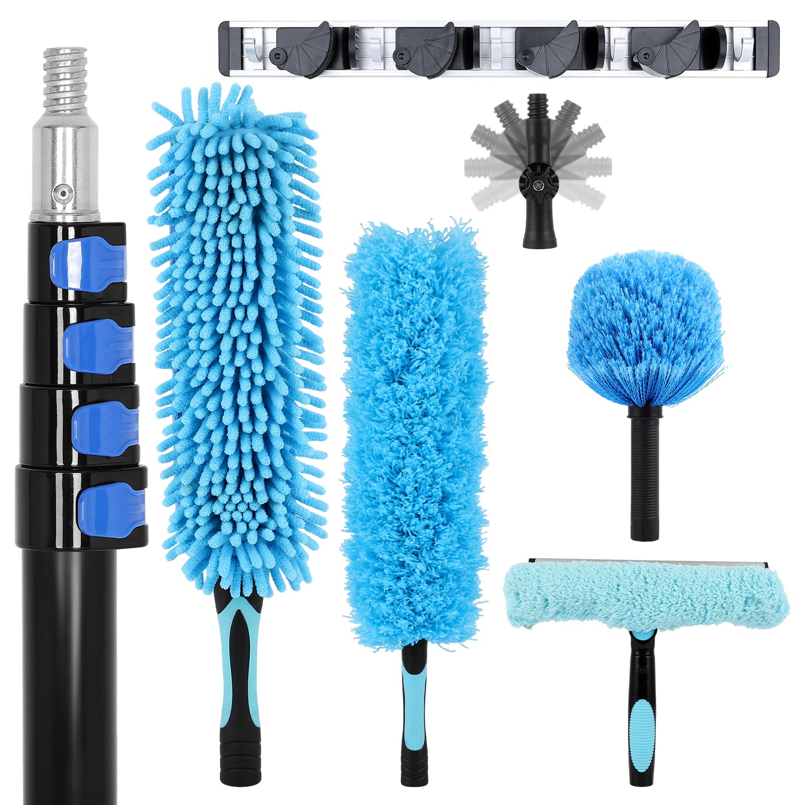 30ft High Reach Duster Kits, High Ceiling Duster for Cleaning High Roof