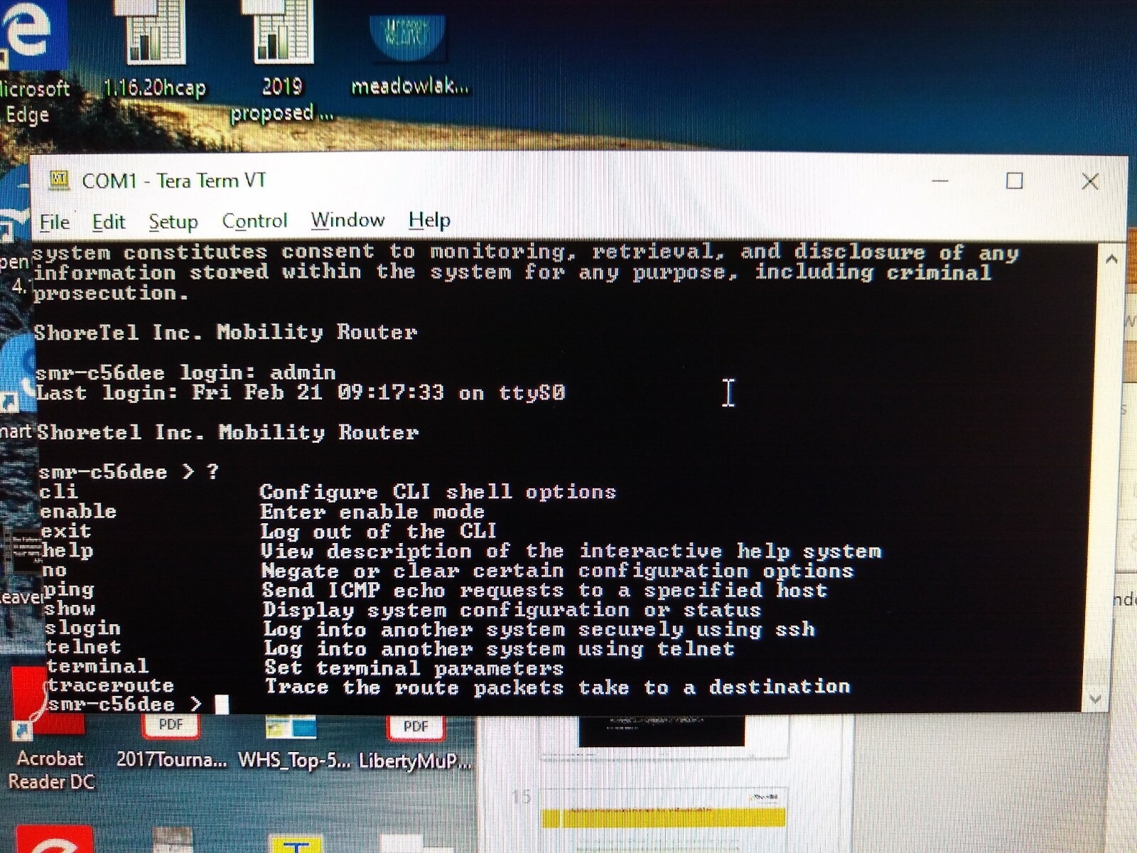 ShoreTel Mobility Router 2000 Reset to Factory Default tested working