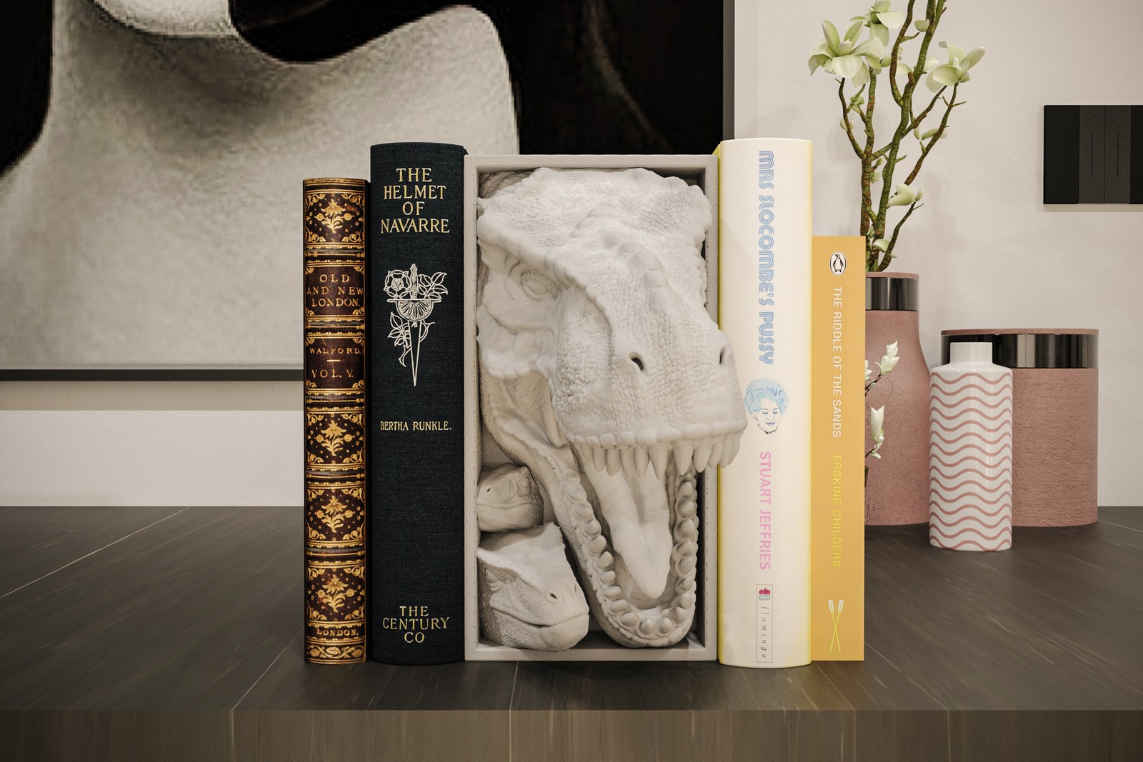 Jurassic Park T-Rex - Dinosaur Book Nook & Wall Mount