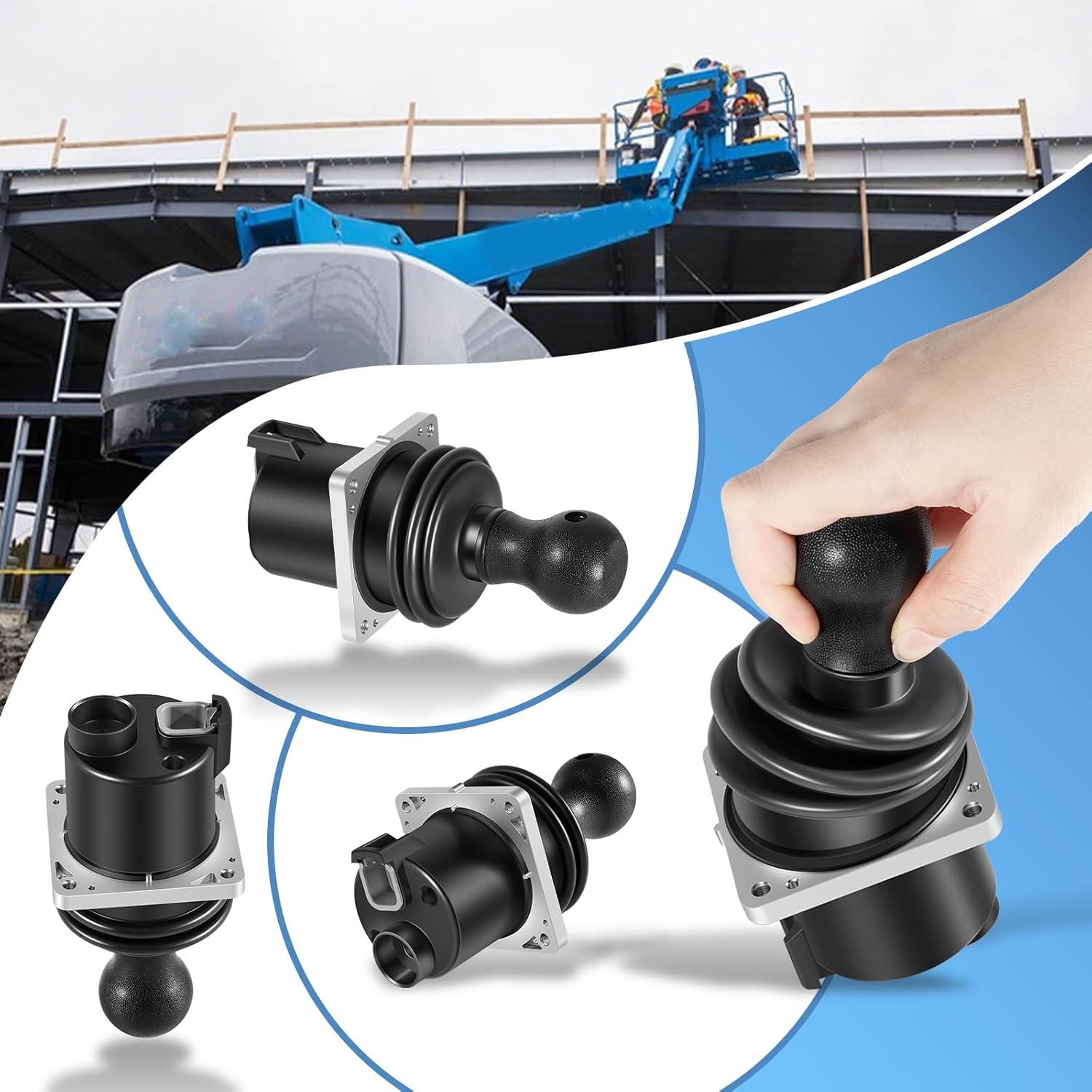 Single Axis Ball Handle Joystick Controller 101175 for Genie Straight Boom Lifts