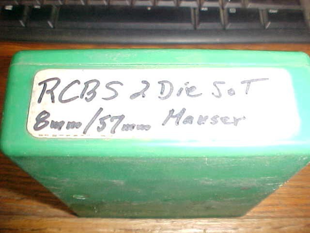RCBS Reloading 8 X 57 Mauser 2 Die Set