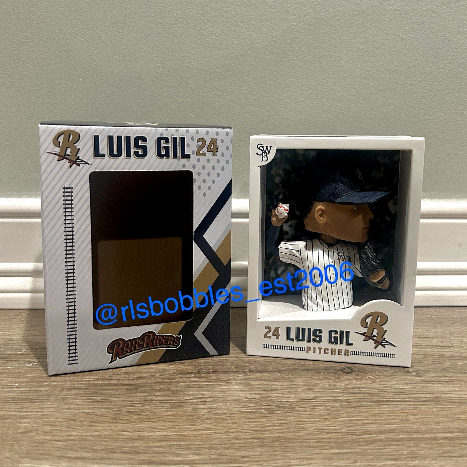 Luis Gil bobblehead/card SWB RailRiders Yankees