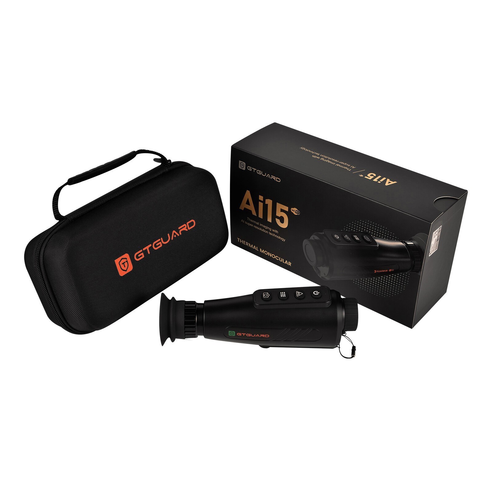 Thermal Monocular AI 384x288 8x Zoom Handheld Thermal Night Vision Hunting Scope