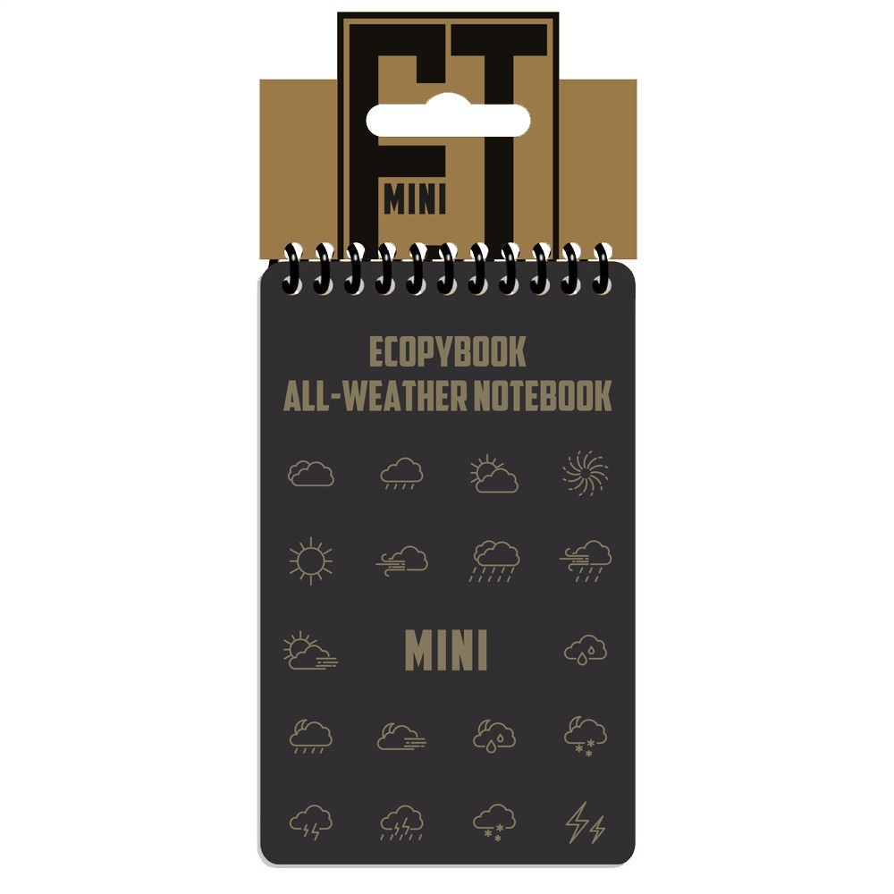 M-Tac Ecopybook Mini Waterproof Tactical Notebook 13.5x8cm All-Weather