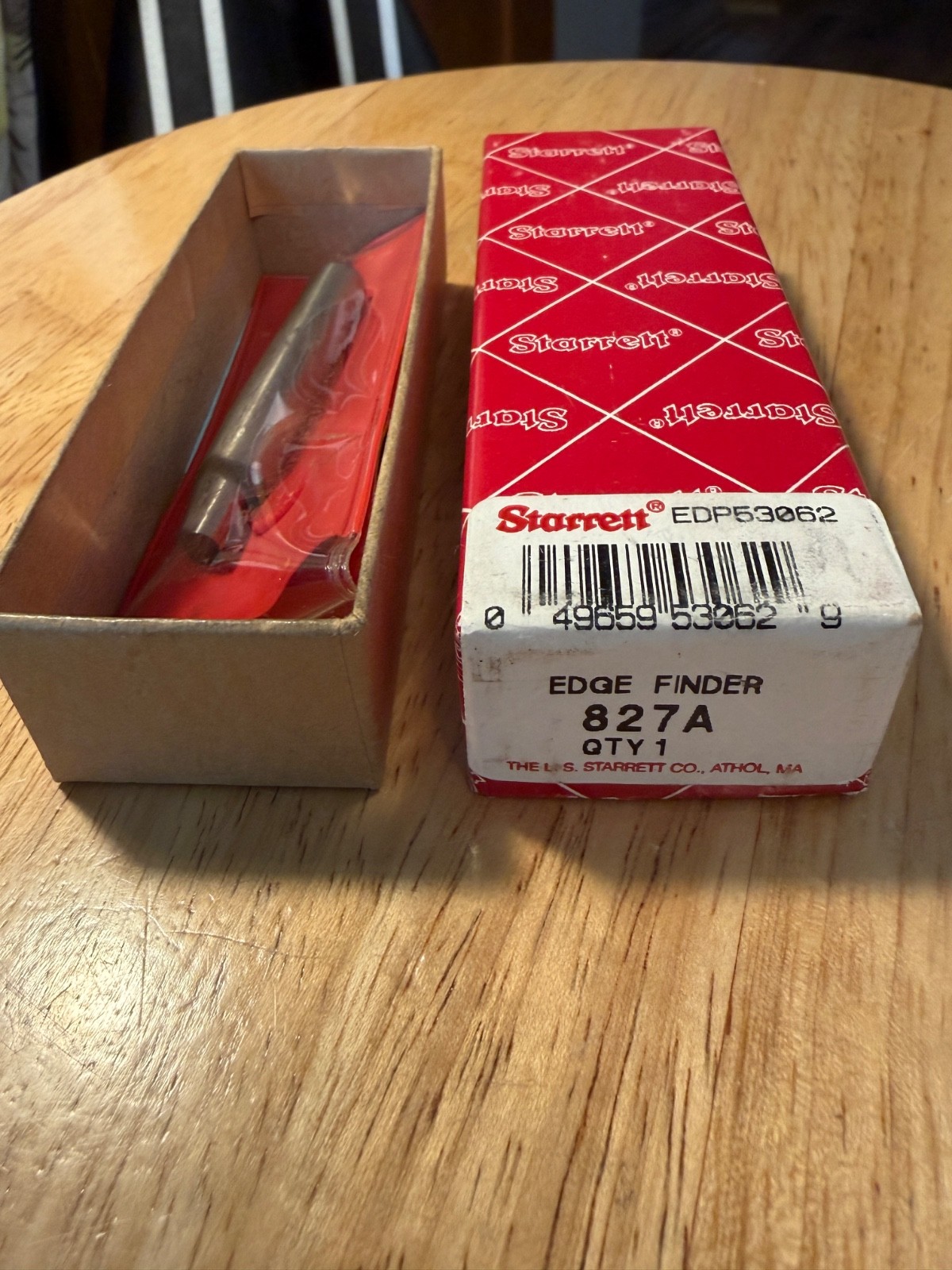 NEW - Starrett 827A Edge Finder .375 Dia Body EDP53062 - NEW IN BOX