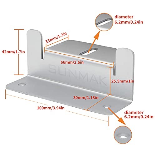 16 Units per Set Solar Panel Mounting Z Brackets - Solar Panel Mounting
