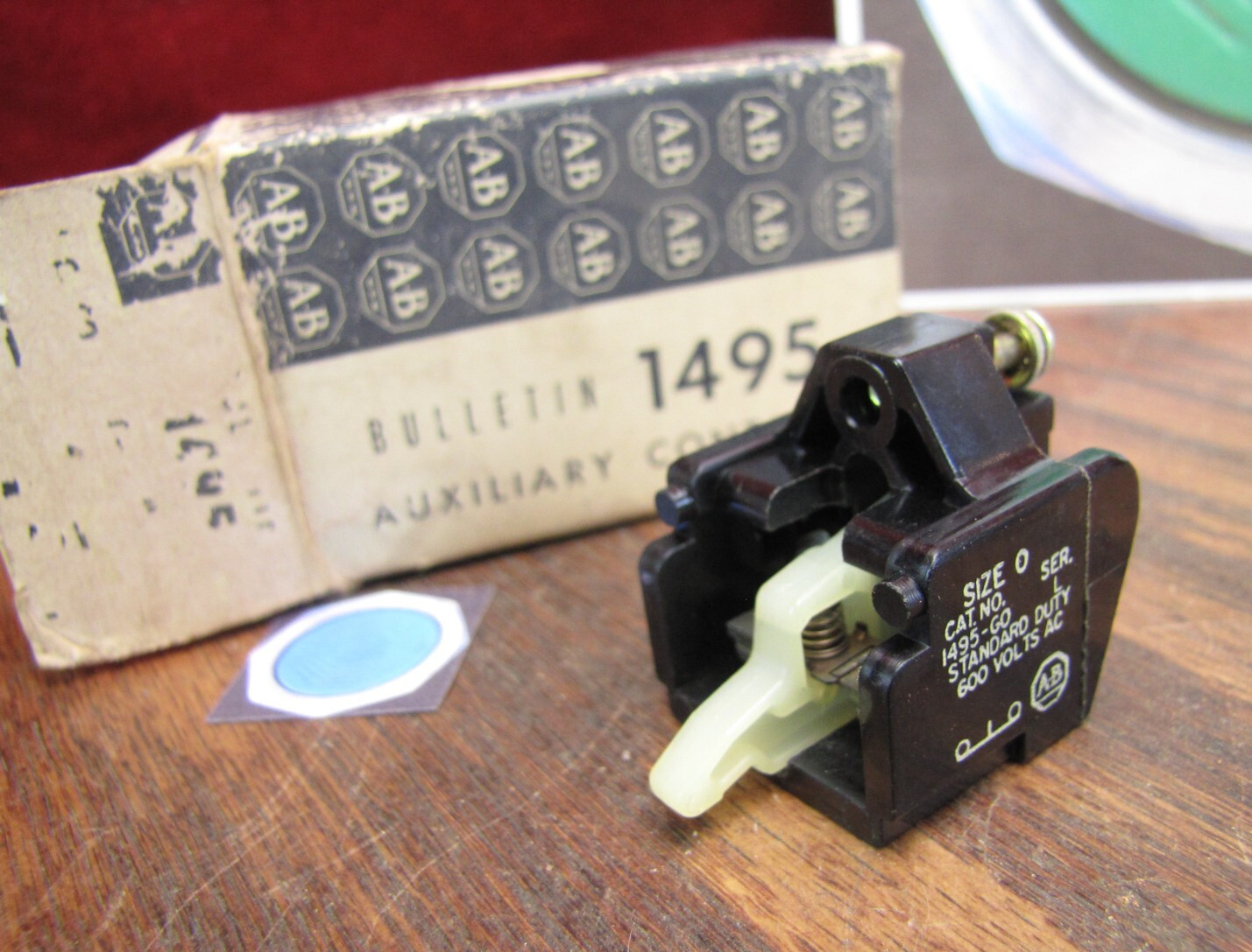 Allen Bradley 1495-G0 Auxiliary Contact, 1 NC, for Bulletin 1495 Starters