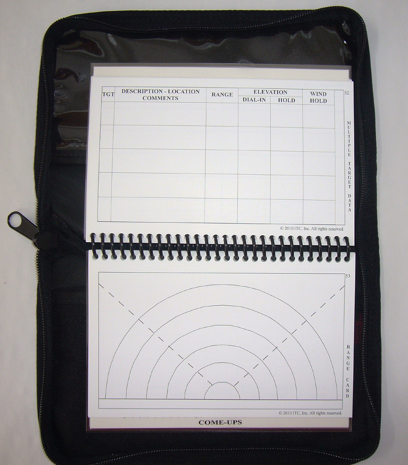 ITC Data Book 2-Law Enforcement-Military Operational Sniper Log ITC Marksmanship