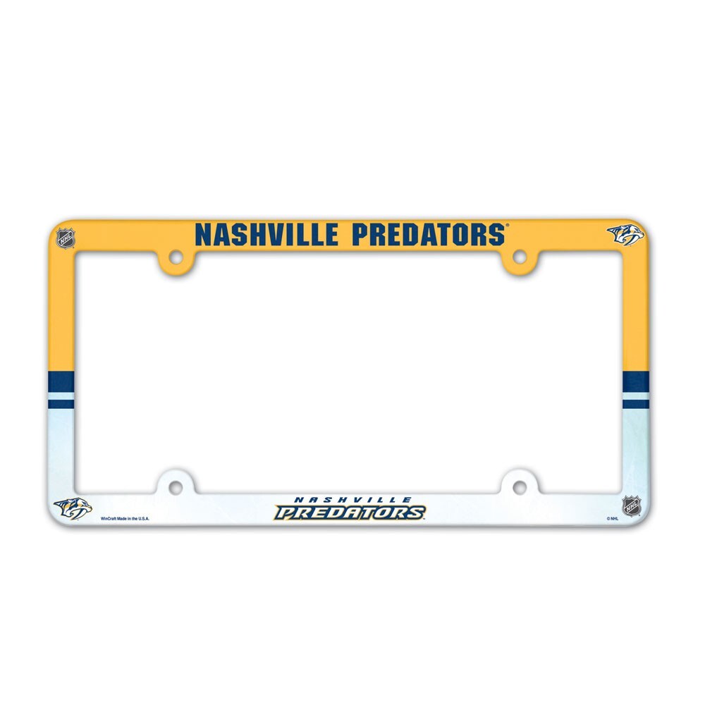 Nashville Predators Wincraft NHL Poly License Plate Frame