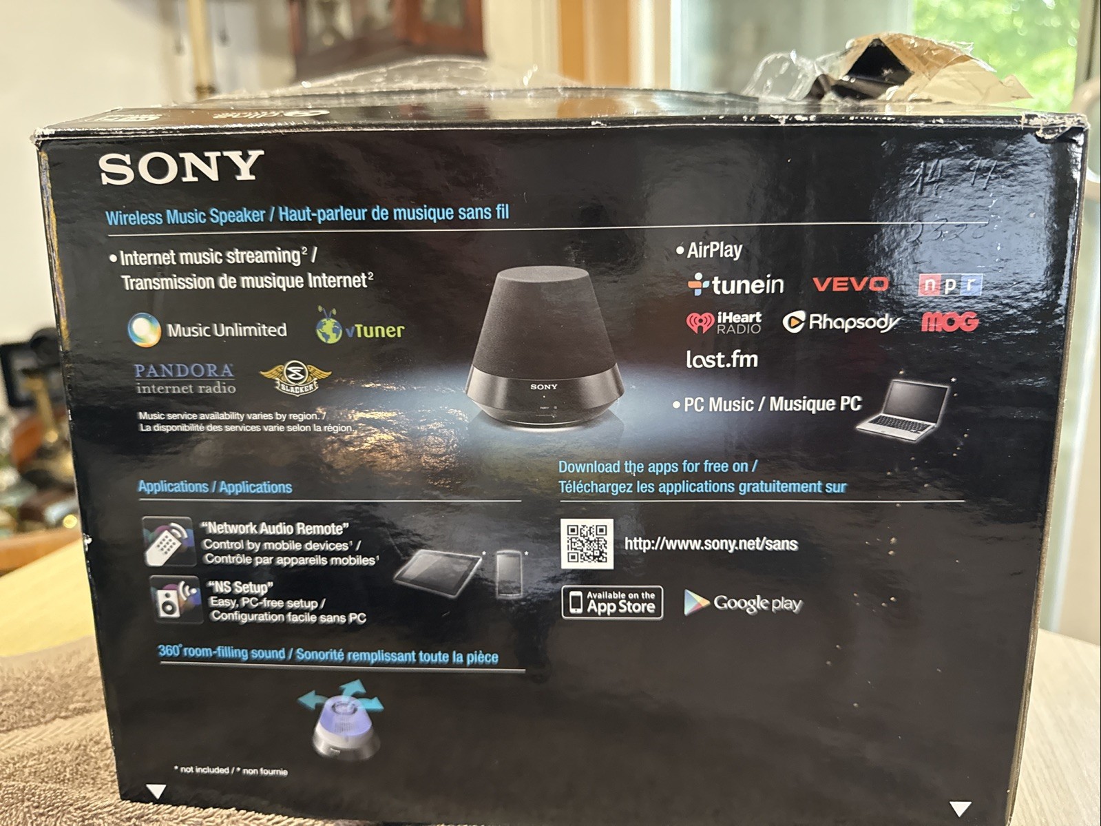 Sony SA-NS310 Wireless Network Wireless Speaker WI-Fi - Brand New