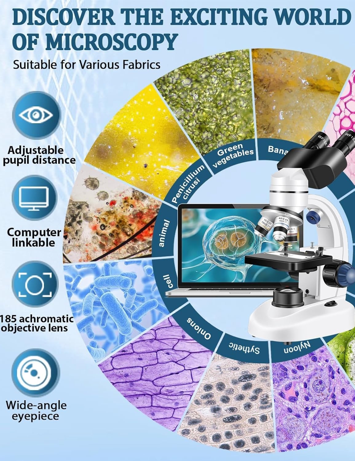 Achromatic Objective Lens USB Digital Microscope