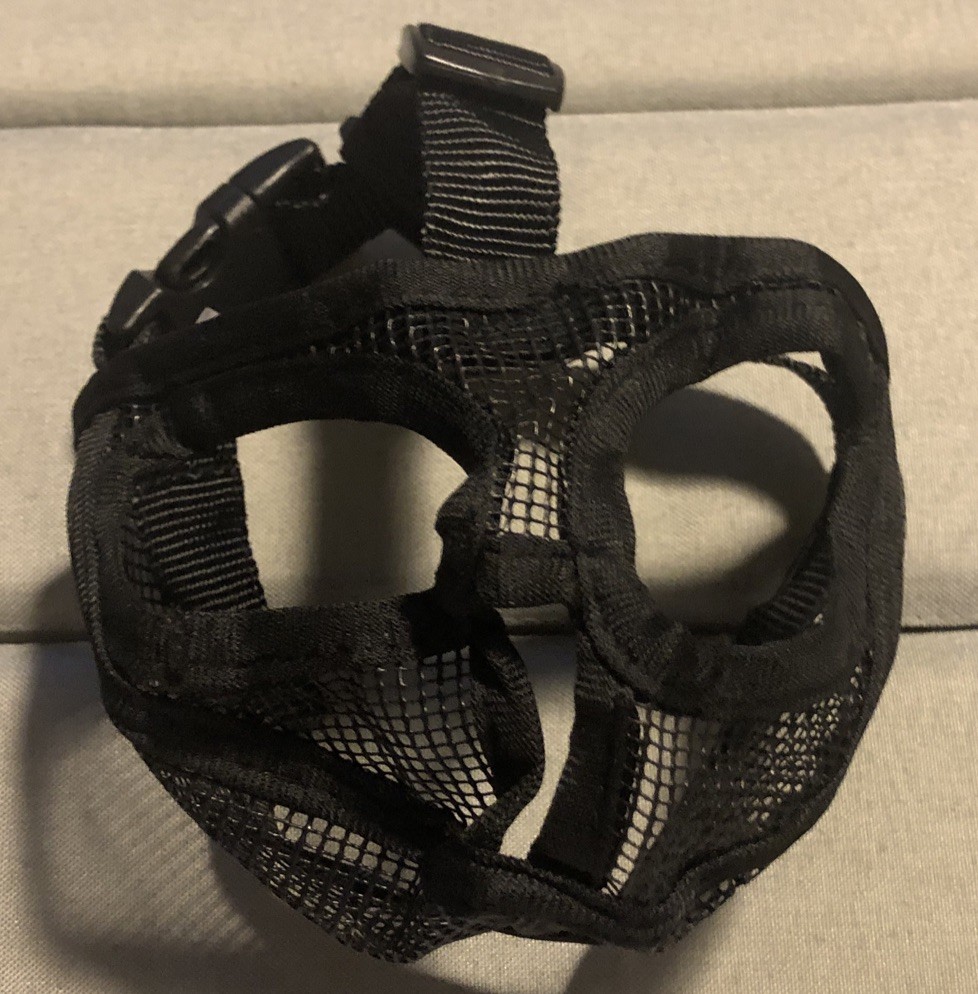 Dog Short Snout Licking (S/Black) New Open Package