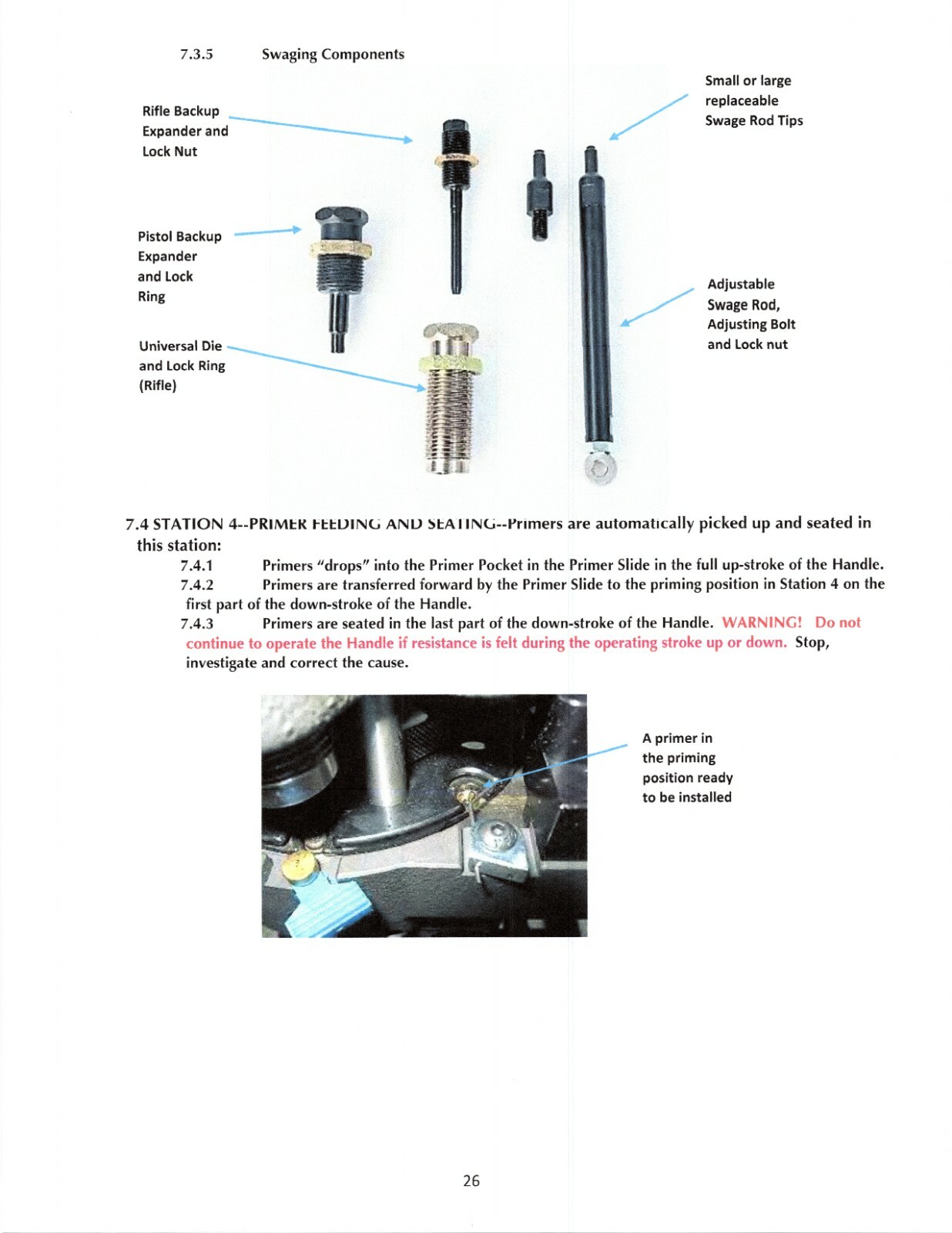 Dillon Priming System - RL1100 Large 66217