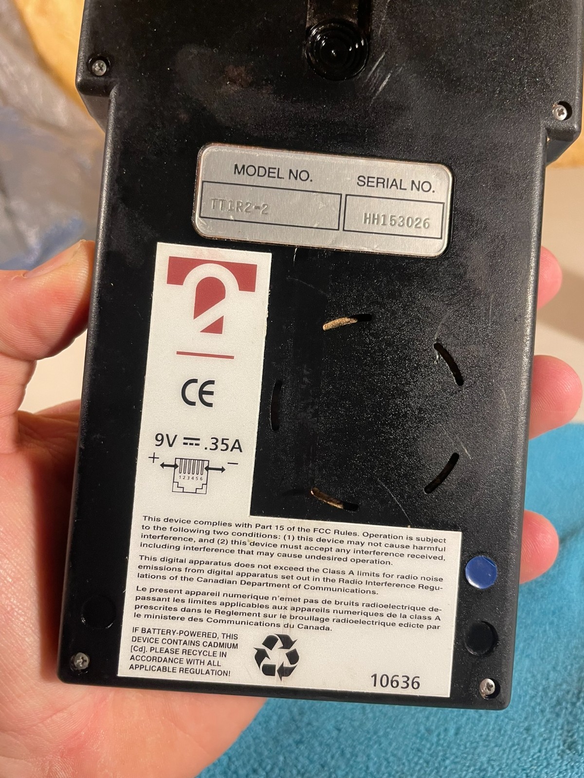 Orgamation Technologies Two Technologies TT1R2-2 Handheld Data Terminal Keypad