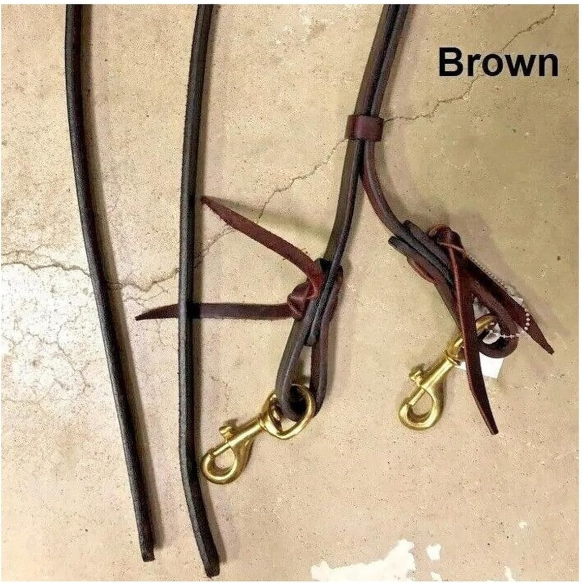 Tucker 5/8In Split Reins W/Brass Hardware