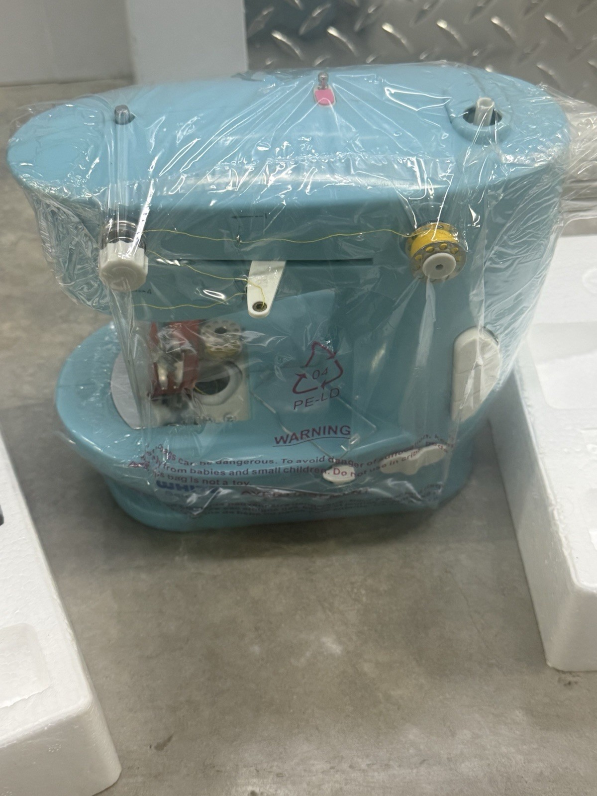 Sew E-Z Sewing Machine - Blue - HSN W338 Used To Test