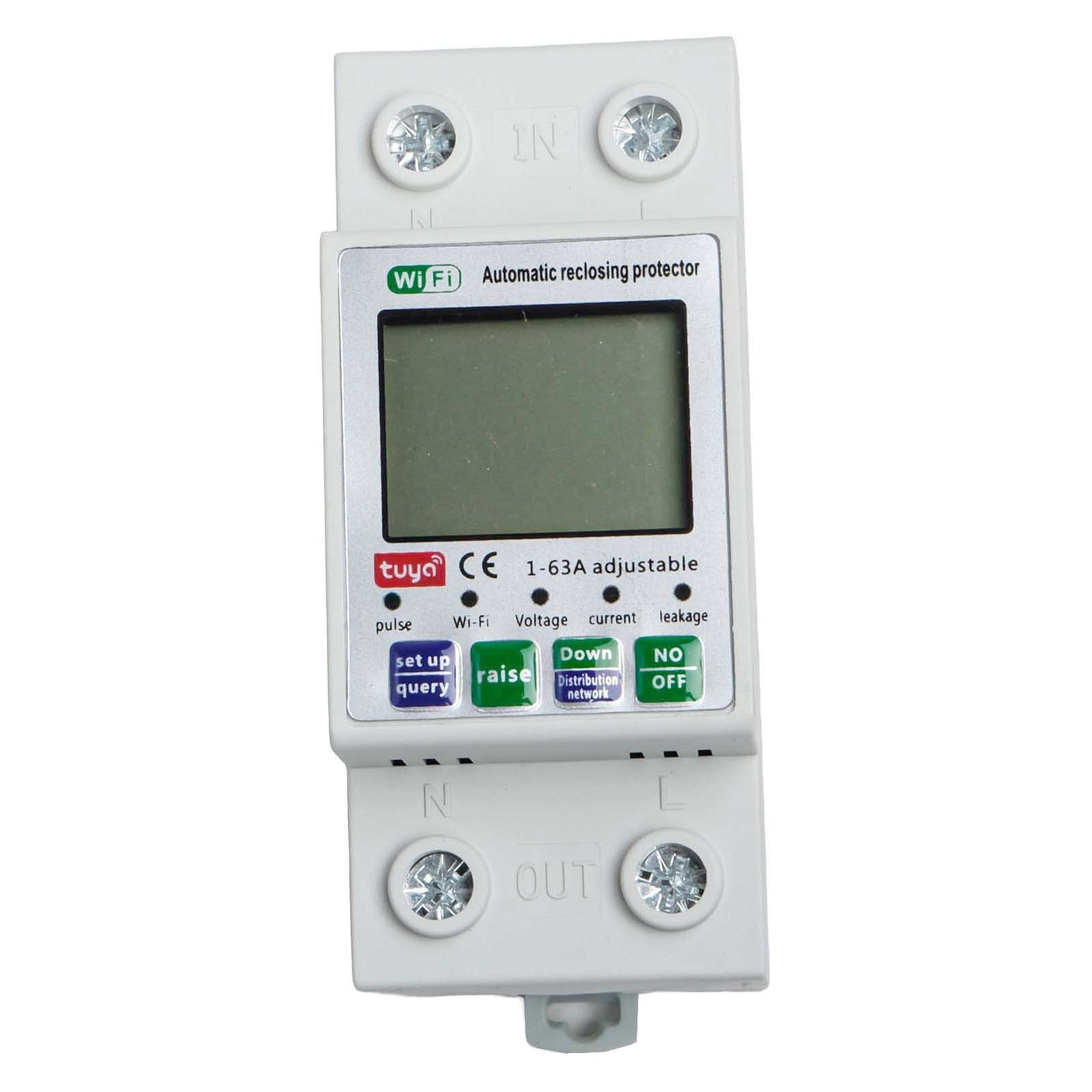 For Tuya Smart for reset Protector Switch for current Breaker Meter AC80-300V