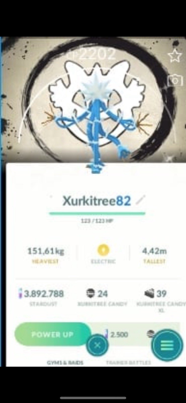 Shiny Xurkitree Special-Background✨✨Go-fest-2026✨ 20k-PTC💥💥Pokémon G0