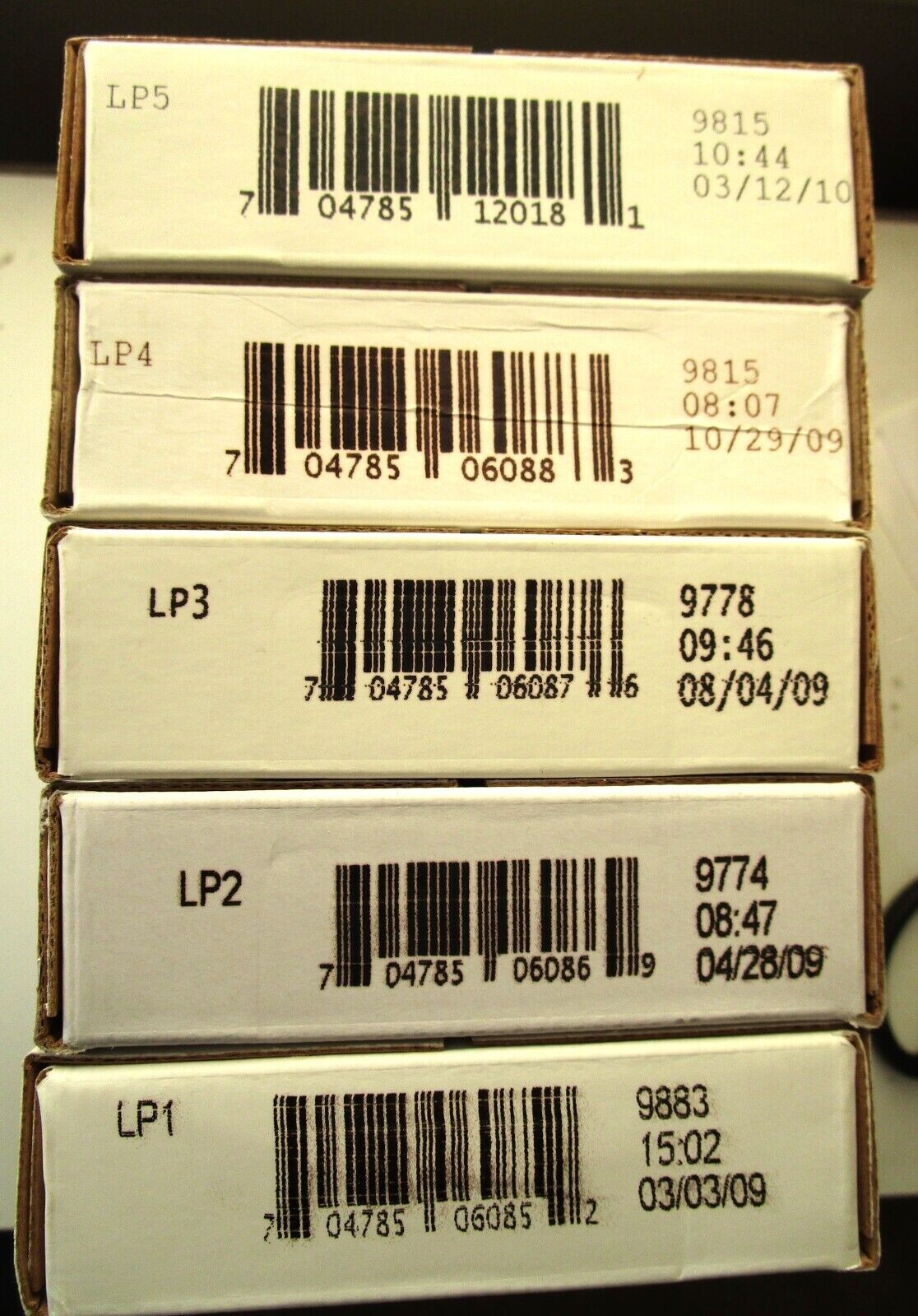 2009-10 Lincoln Cent Bicentennial US Mint P&D Rolls: LP1 LP2 LP3 LP4 LP5 Sealed!