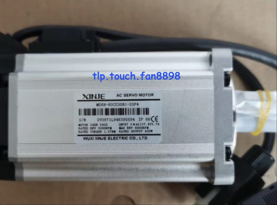qty1 New XINJE MS6H-60CS30B1-20P4 400W Servo Motor