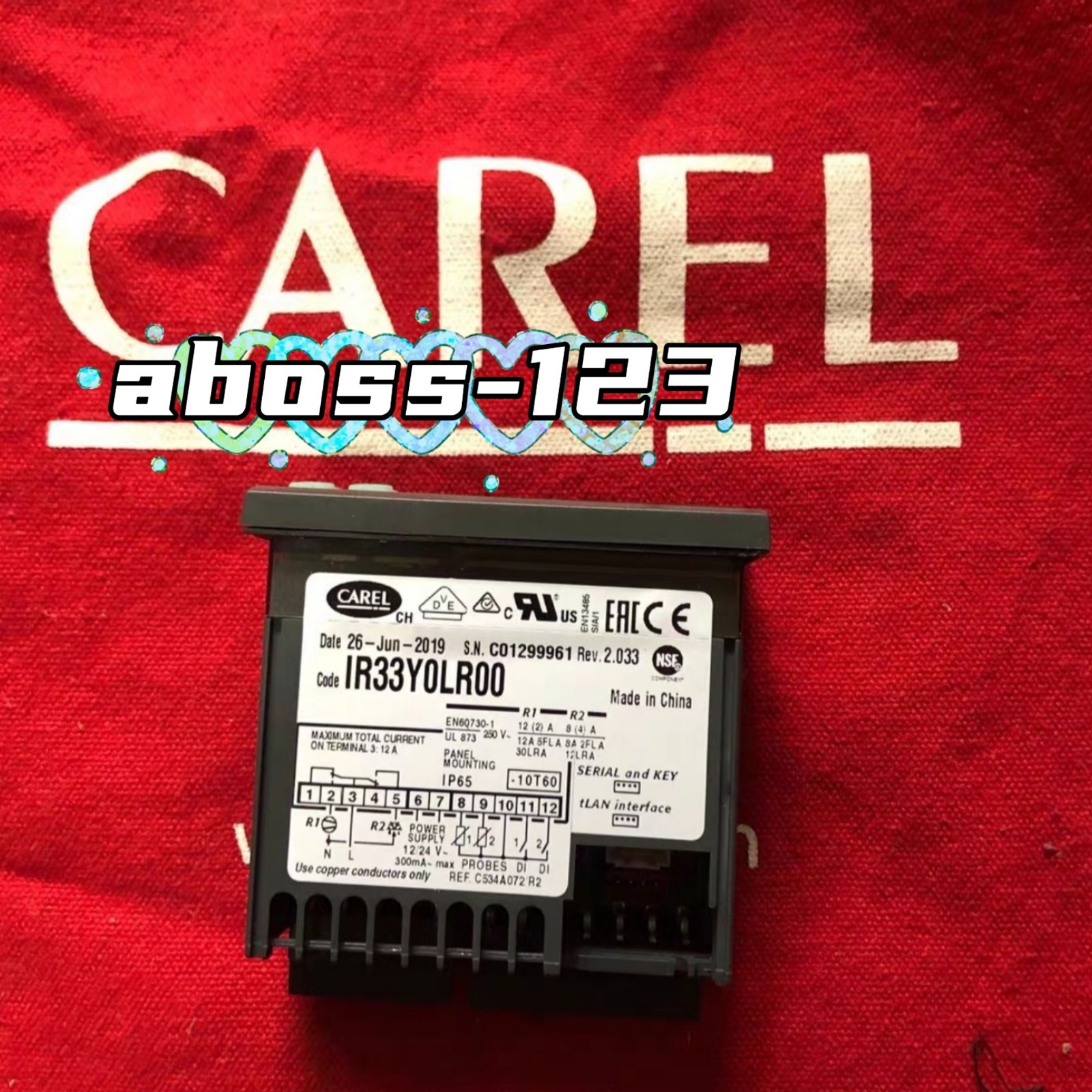 CAREL IR33Y0LR00 Temperature controller#1pcs New In Box