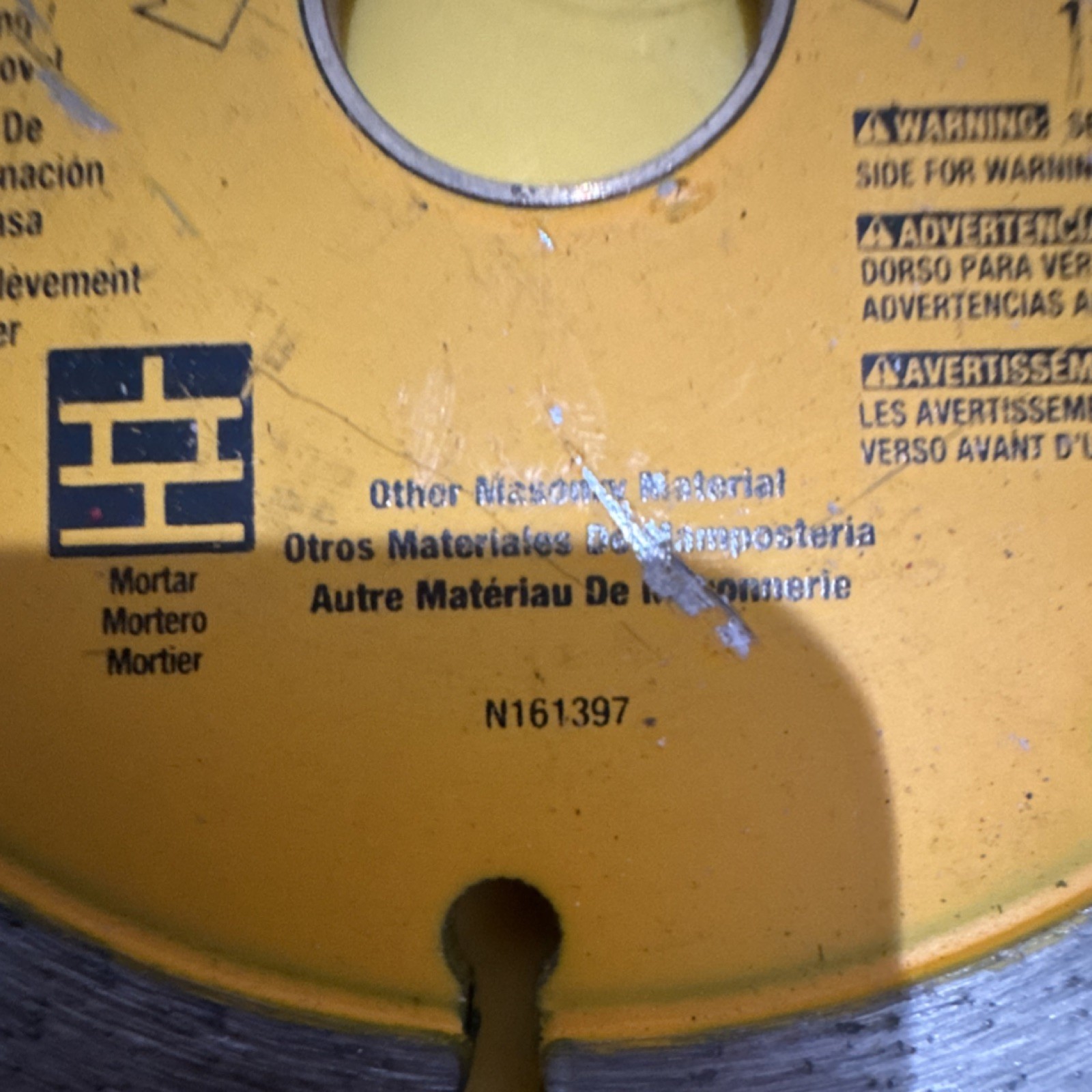 DEWALT XP Extended Performance Diamond Saw Blade 4.5 in for Mortar & Masonry