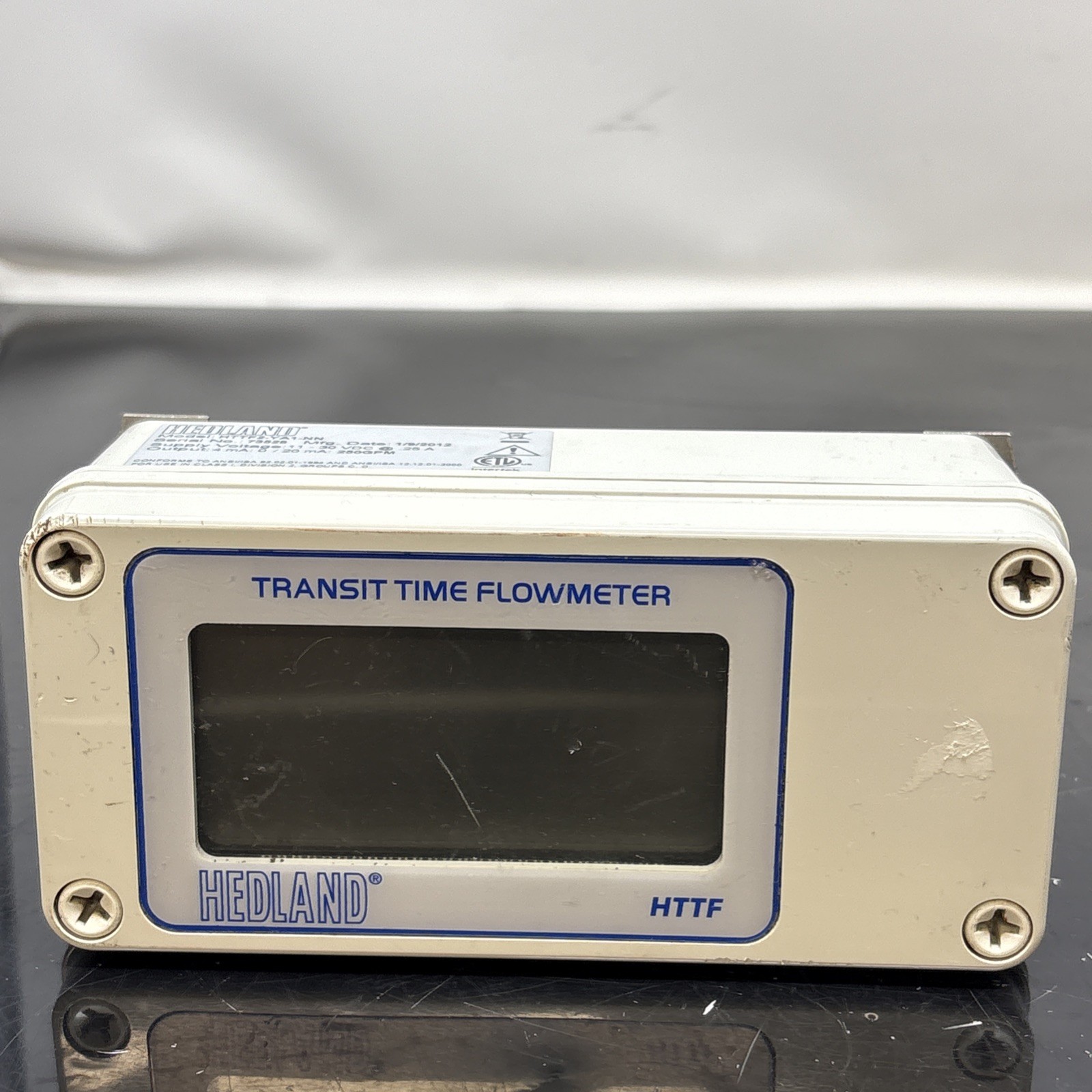 Hedland Transit Time Flowmeter 73100 HTTF2-YA1-NN