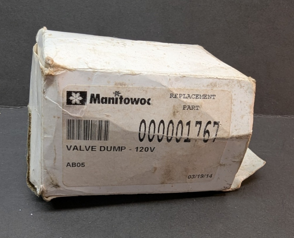Manitowoc Ice Maker 00001767 Dump Valve 120V 10W Deltrol Controls Replacement