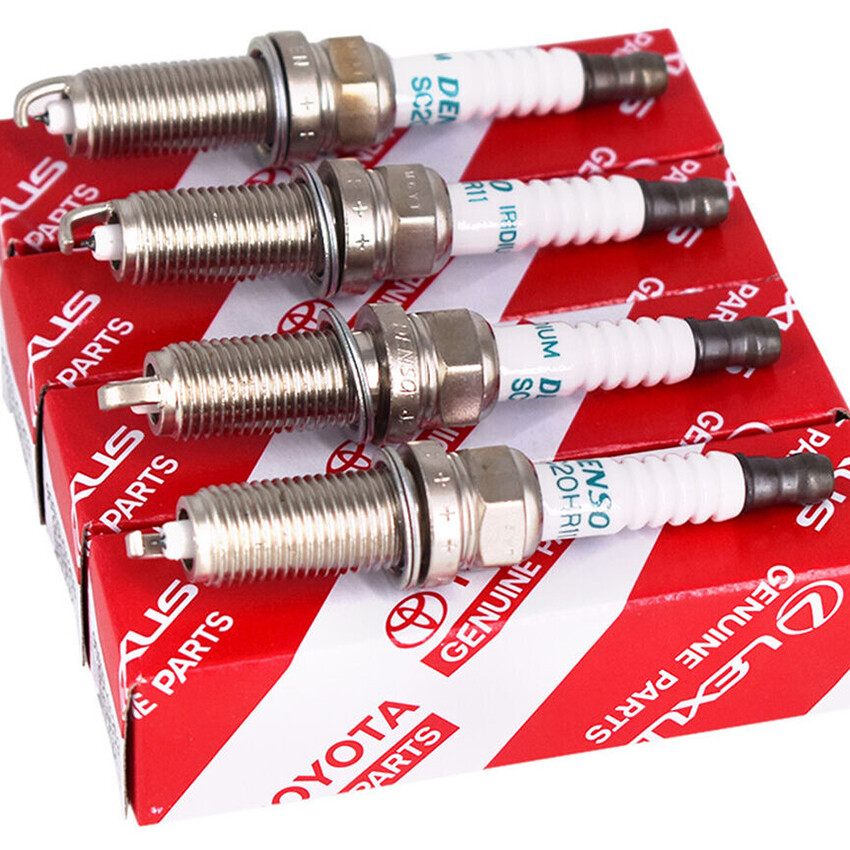 4Pcs New 90919-01253 Spark Plugs SC20HR11 3444 for Lexus Frontier Sentra Matrix