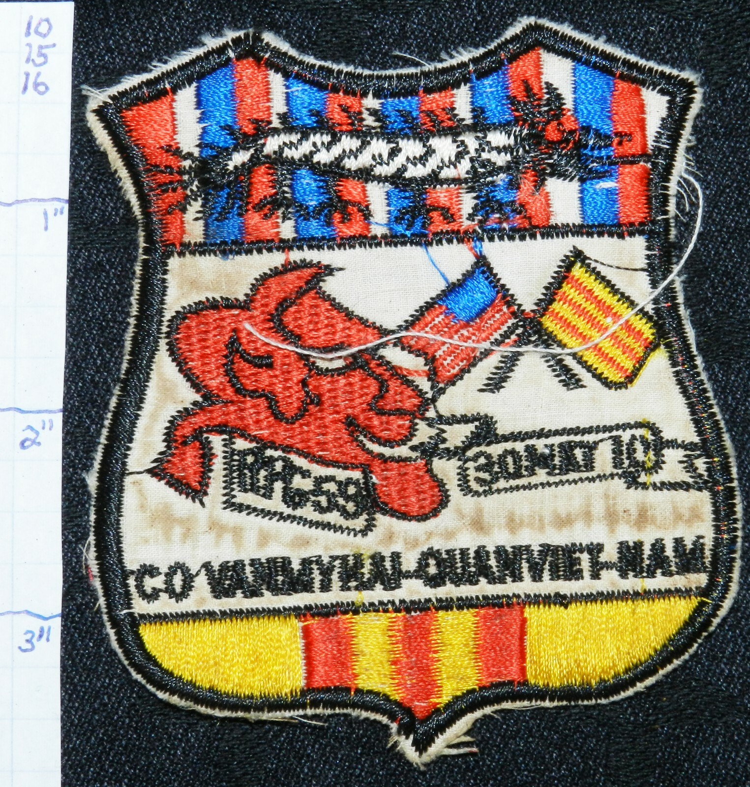 VIETNAM WAR VANMYHAI-WUANVIET-NAM CUSTOMS PATCH