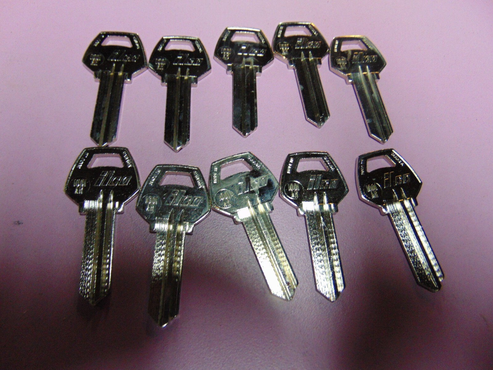 10  KEYS   CORBIN  1001AH  5 PIN KEYS BLANKS UNCUT       LOCKSMITH