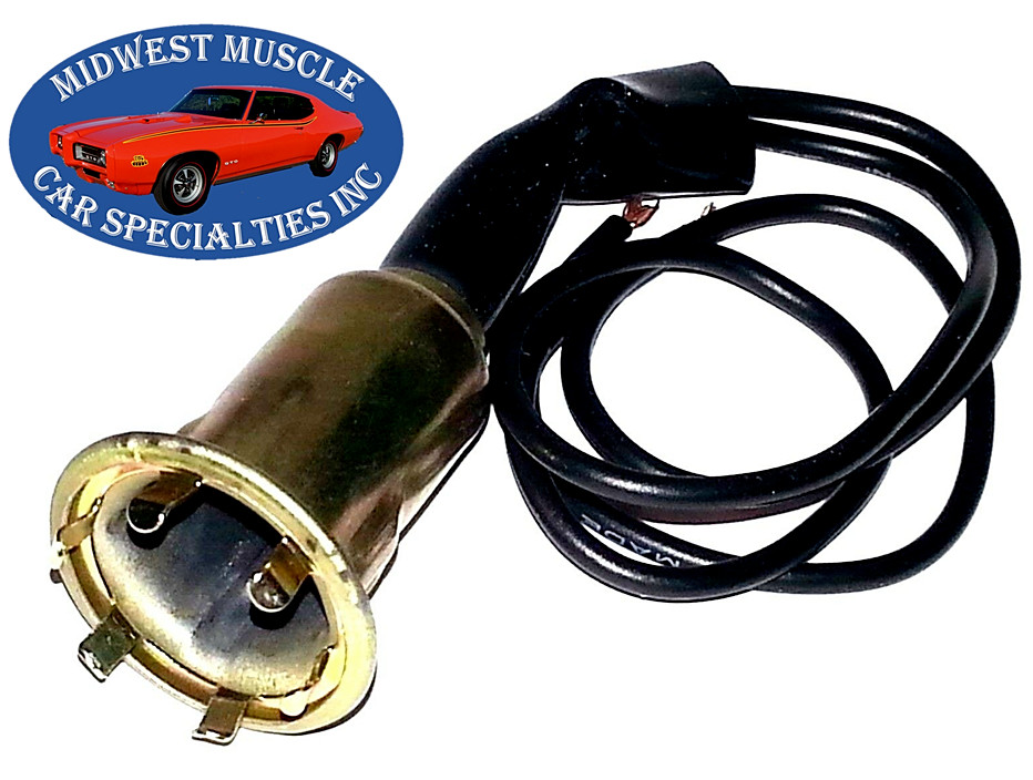 50-68 GM GMC Park Tail Stop Turn Signal Light Lamp Bulb Wiring Harness Socket F