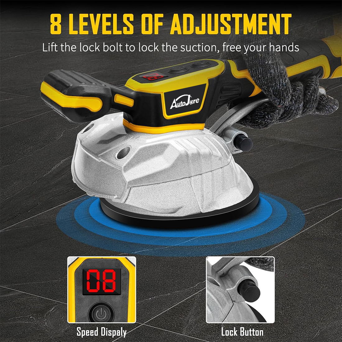 Tile Vibration Leveling Machine for Dewalt 20V Max Battery Tiler Vibrator Tools