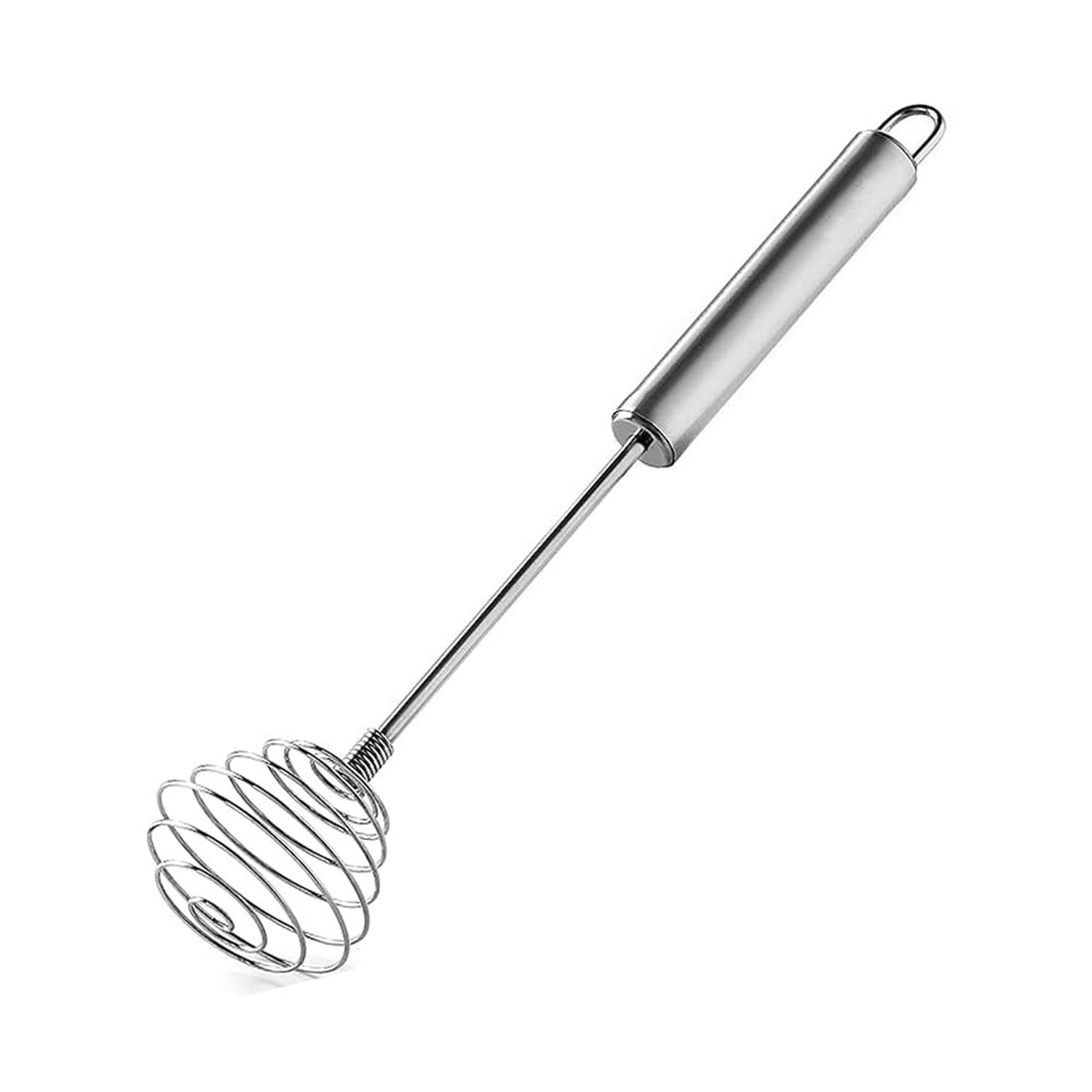Stainless Steel Spring Coil Whisk 1 Pack, Wire Whip Egg Beater, Kitchen Cookw...